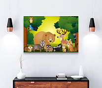 Obraz Lesné zvieratká zs1148